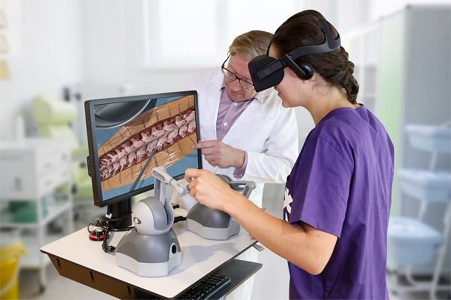 Digital dentistry and virtual reality