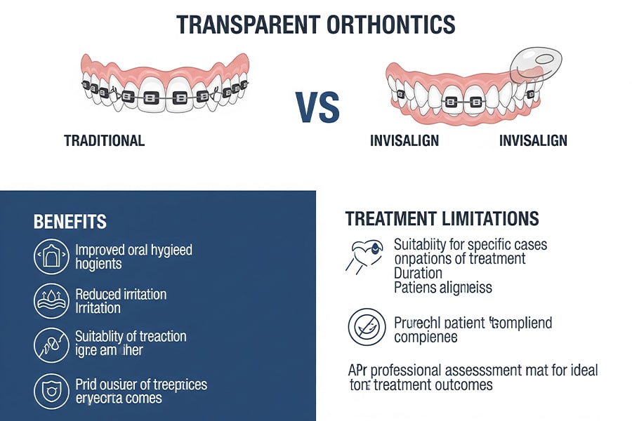 ارتودنسی شفاف؛ مزایا و محدودیت‌های درمانی