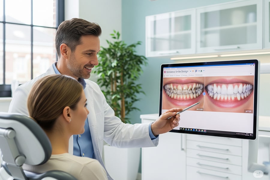 طراحی لبخند دیجیتال مراحل و مزایا