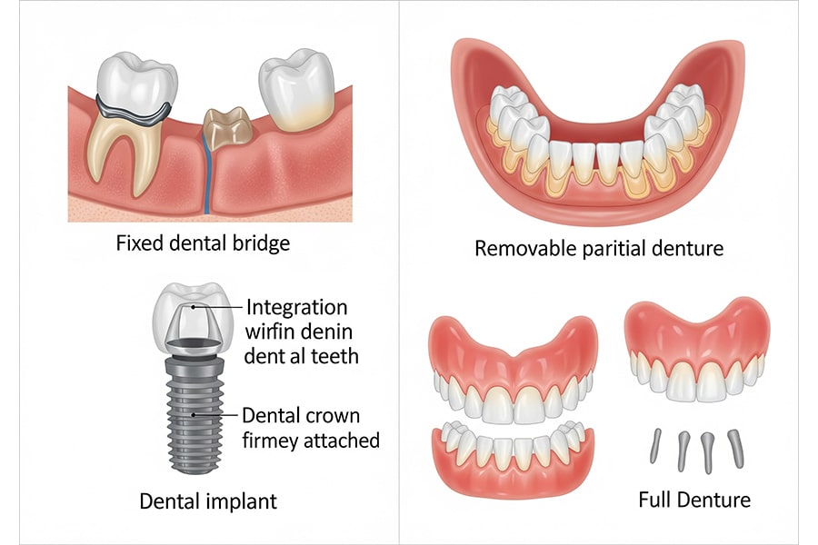 مقایسه پروتز ثابت و متحرک؛ مزایا و معایب