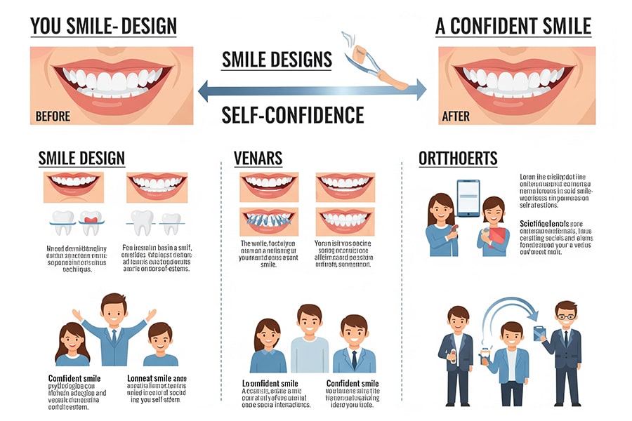نقش طراحی لبخند در افزایش اعتماد به نفس